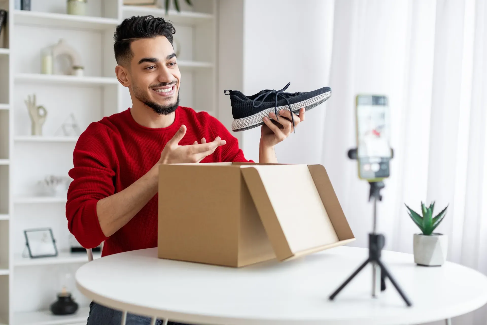 Unboxing shoes