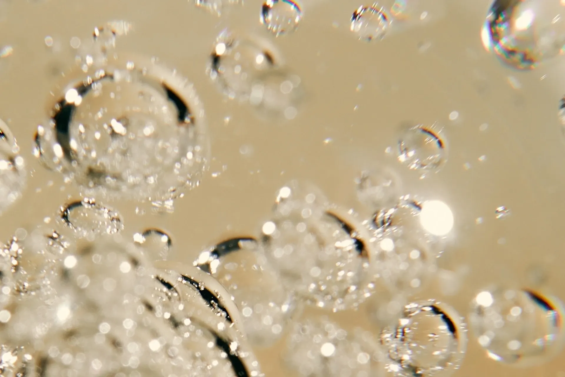 Some bubbles under water